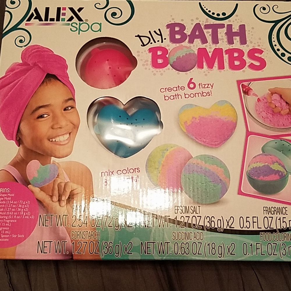 Alex spa bath bomb kit